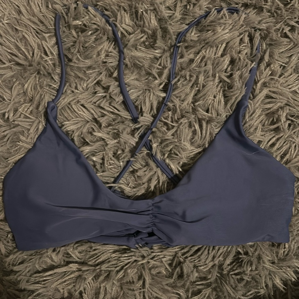 SHEIN blue bathing suit top